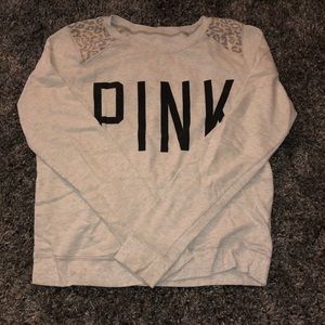 PINK crew neck sweatshirt